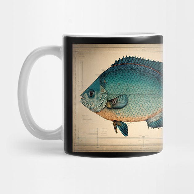 Bluegill Fish Print by DanielLiamGill